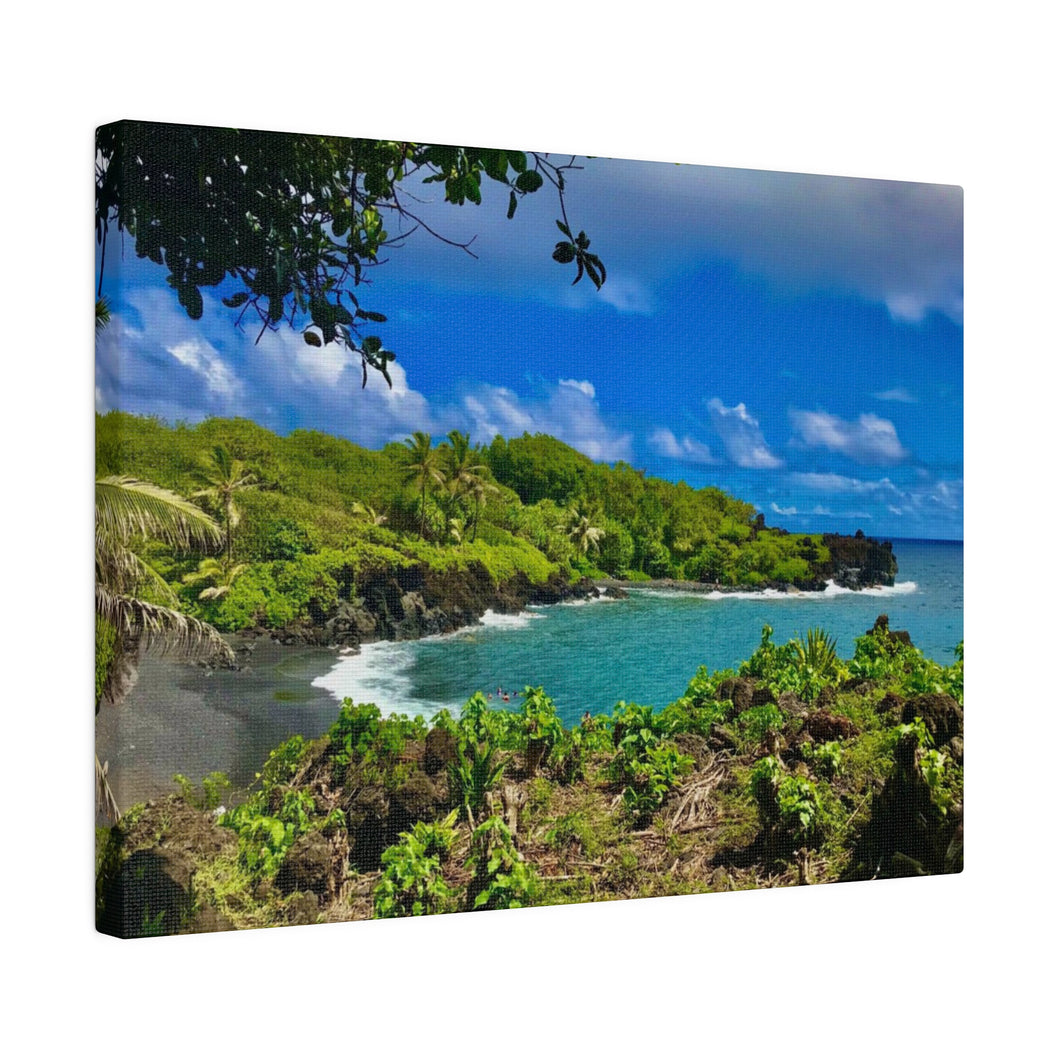 Wainapanapa Maui Matte Canvas, Stretched, 0.75